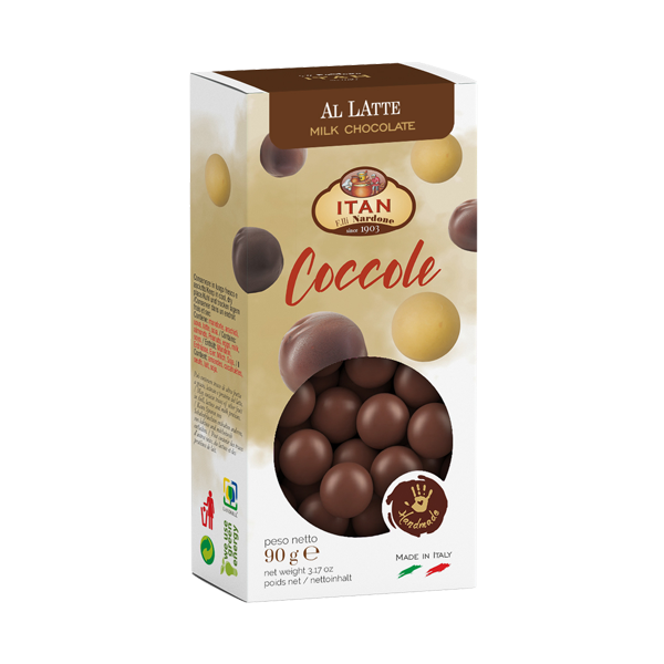 Nougat dragees milk chocolate